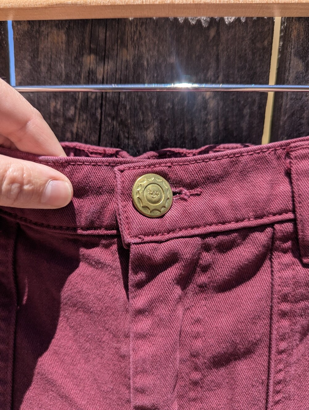Big Bud Press Work Pants burgundy red - Picture 4 of 6